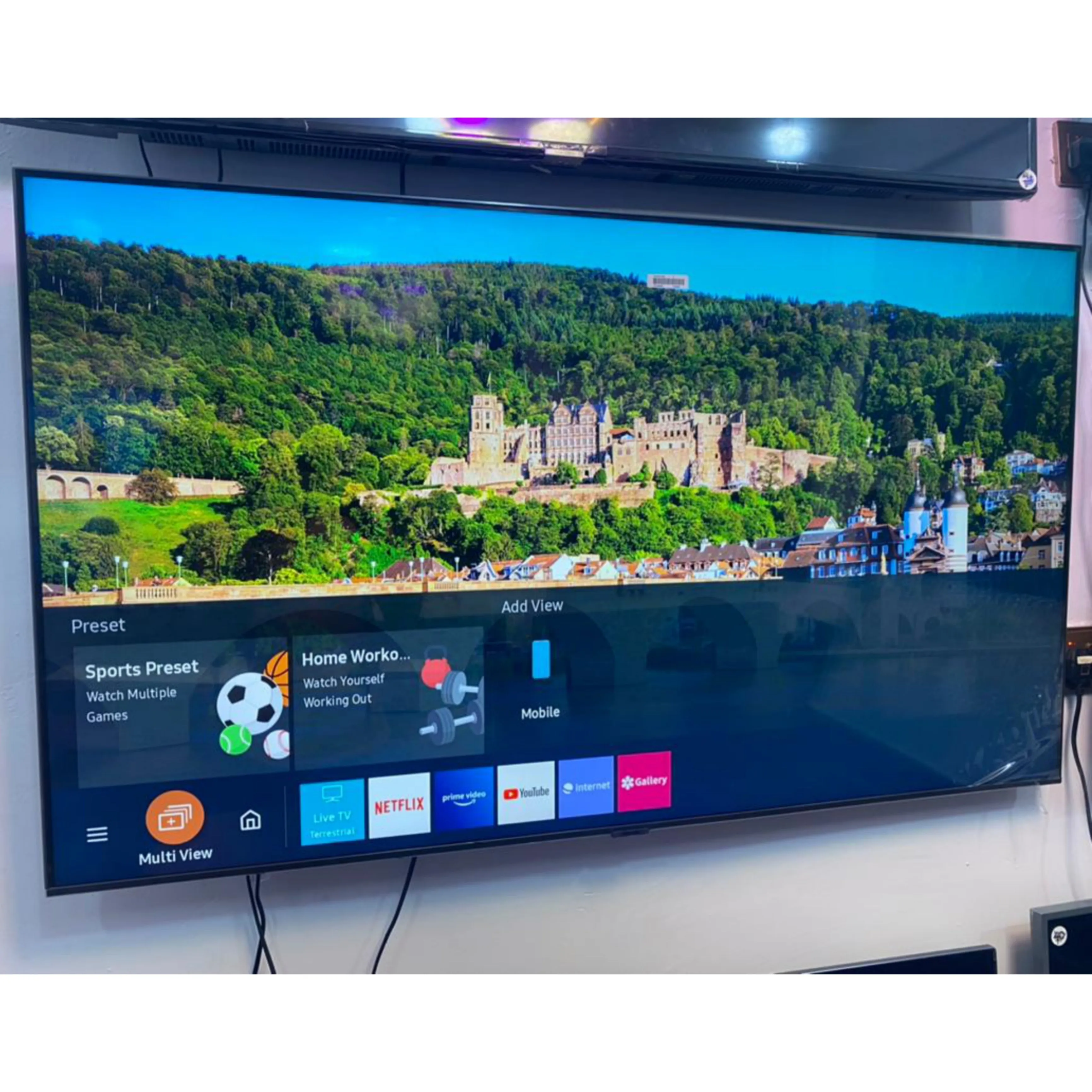 SAMSUNG 55 Inch QLED 55Q60A Certified True 4K UHD HDR10  Smart Frameless QLED TV - Foreign Used
