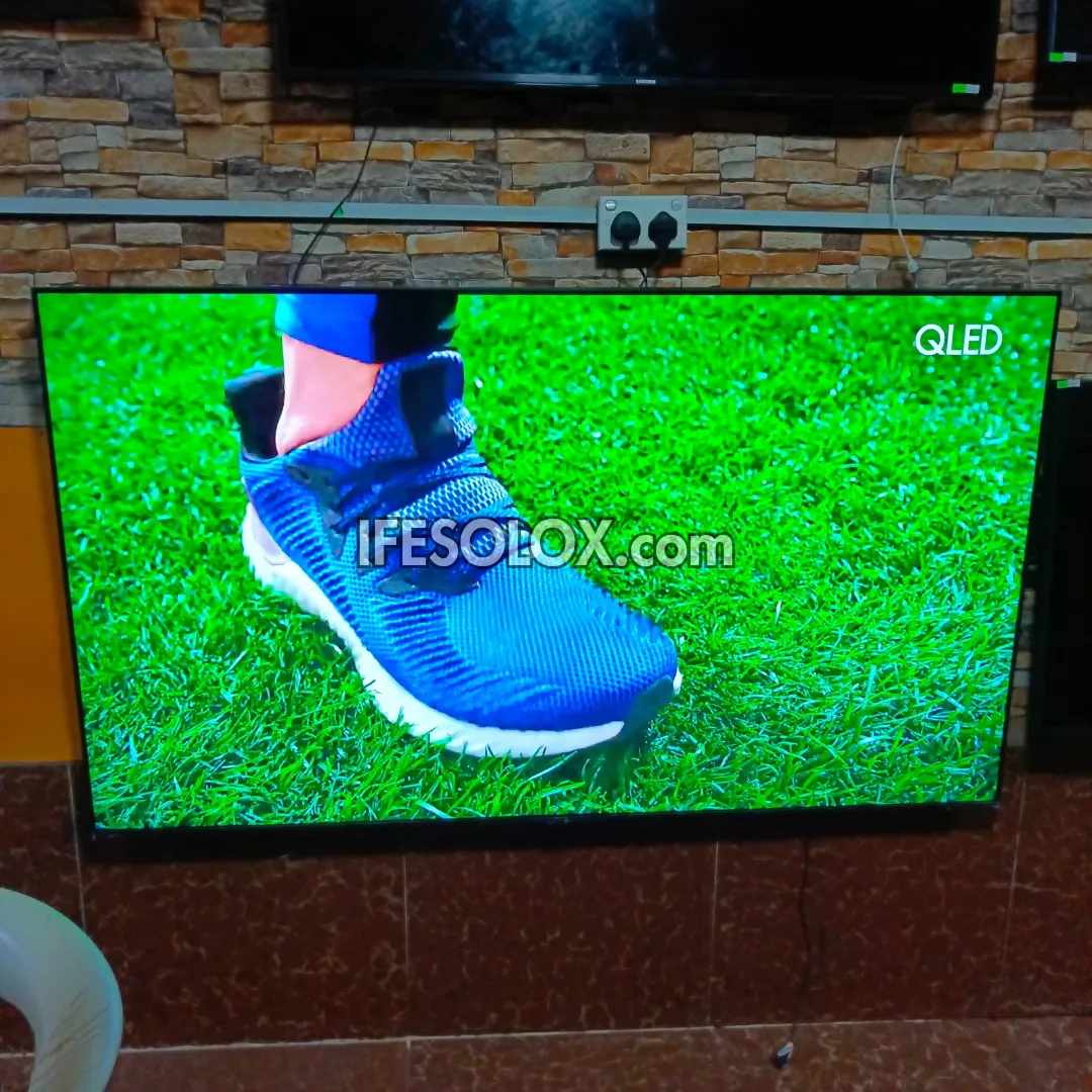 SAMSUNG 75 Inch QLED 75Q60A Certified True 4K UHD HDR10  Smart Frameless QLED TV - Foreign Used
