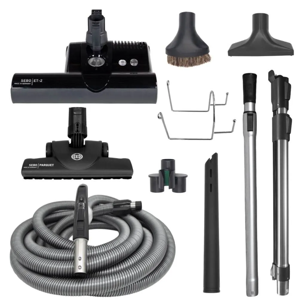 Sebo Premium ET-2 Power Head Central Vacuum Accessory Kit