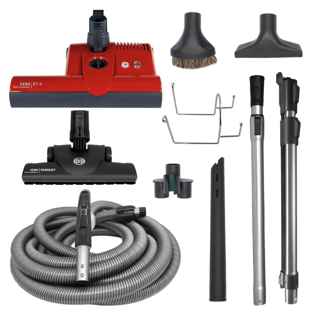 Sebo Premium ET-2 Power Head Central Vacuum Accessory Kit