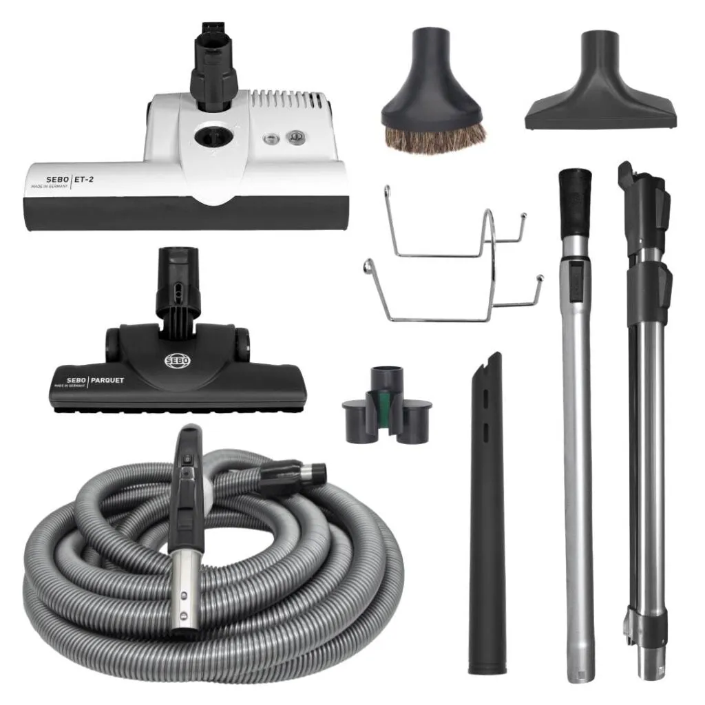 Sebo Premium ET-2 Power Head Central Vacuum Accessory Kit