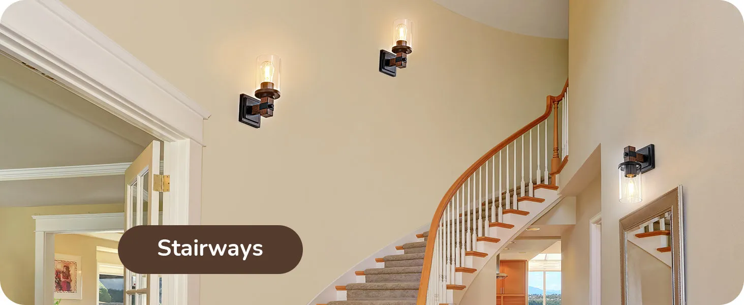 Set of 2, Farmhouse Vanity Lights Fixtures for Bathroom-HHVL02E