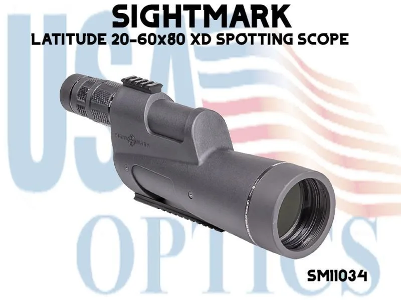 SIGHTMARK, SM11034, LATITUDE 20-60x80 XD SPOTTING SCOPE