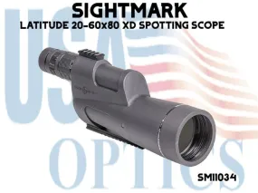 SIGHTMARK, SM11034, LATITUDE 20-60x80 XD SPOTTING SCOPE
