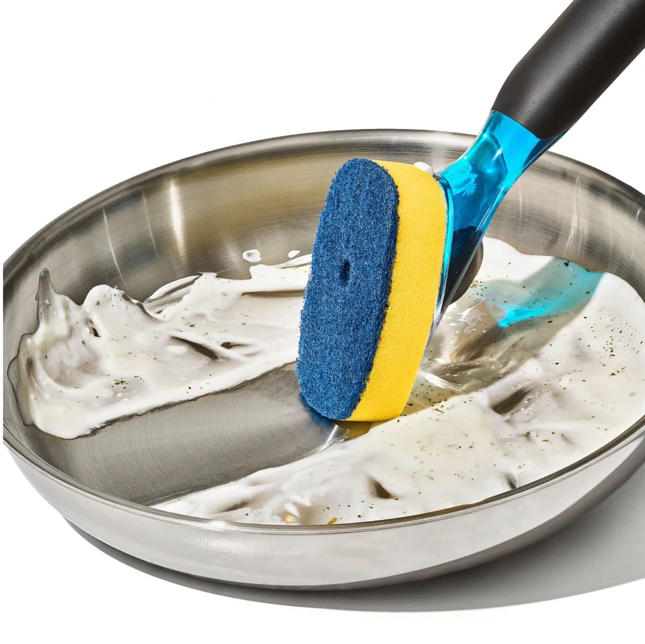 Soap Dispensing Dish Scrub