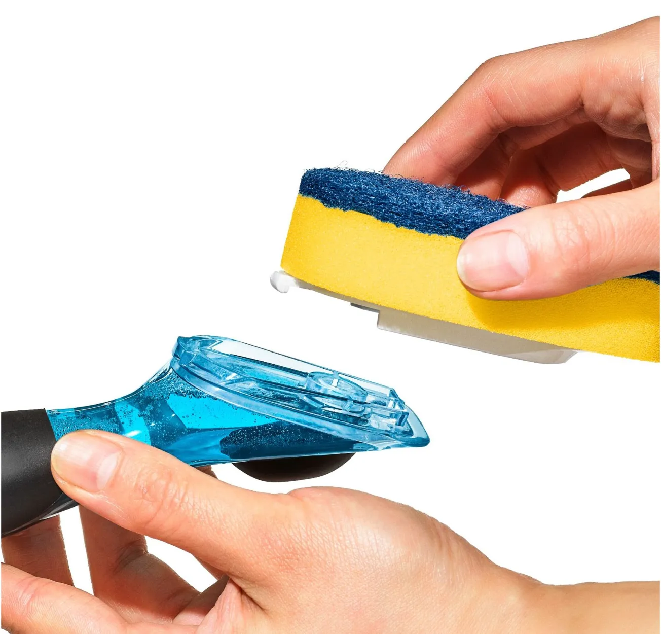 Soap Dispensing Dish Scrub