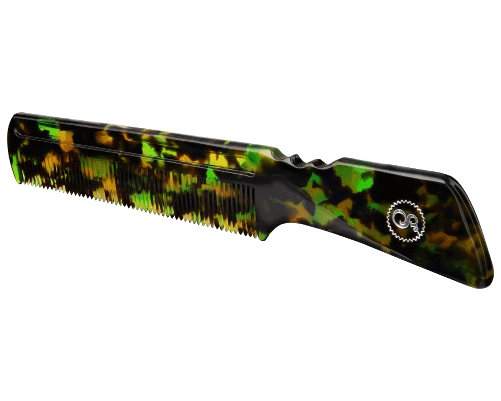Suavecito Greenstone Handle Comb