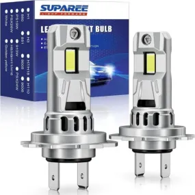 SUPAREE  H7 LED Headlight Bulbs with 6500K Cool White