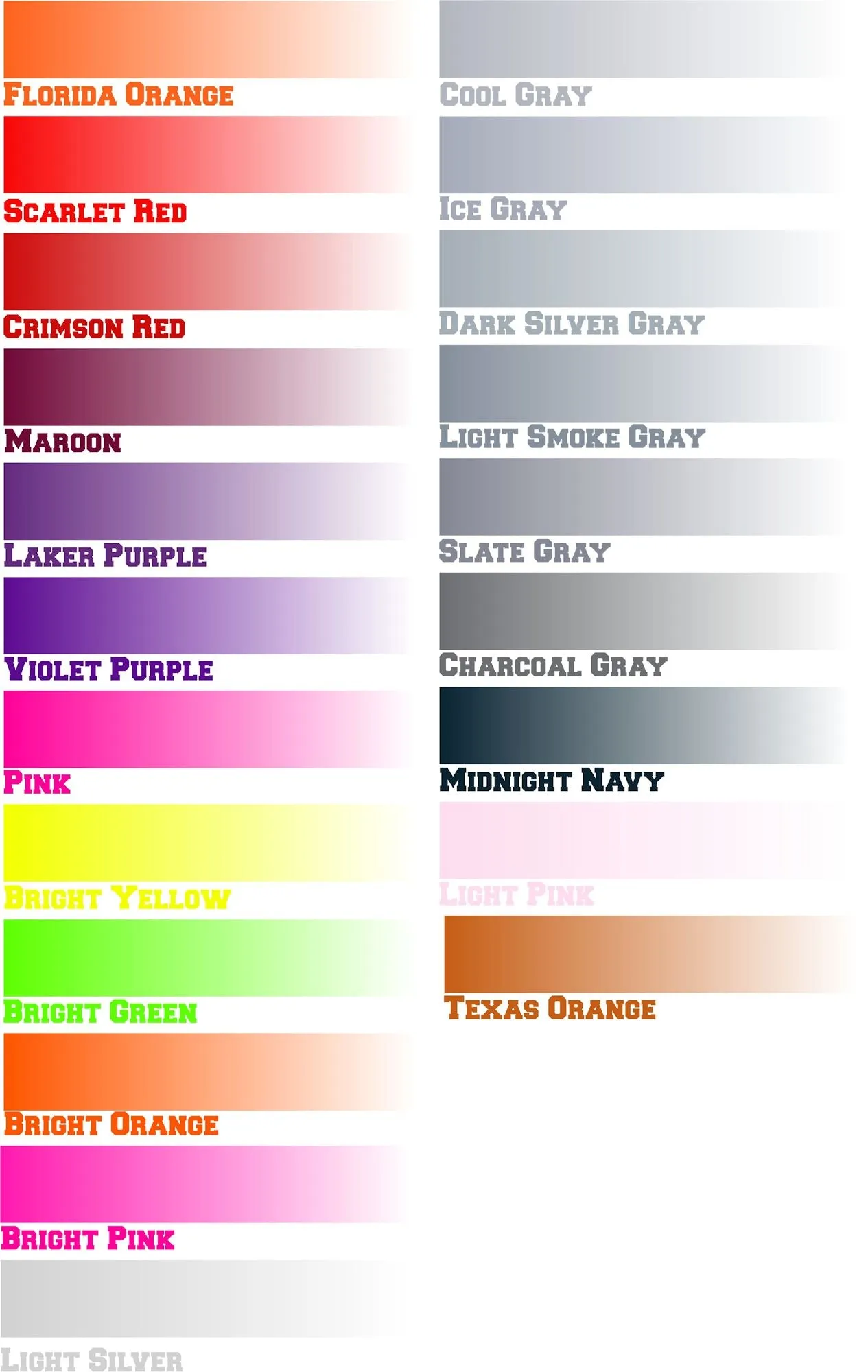Three Color Gradient - Sublimation Transfer Sheet