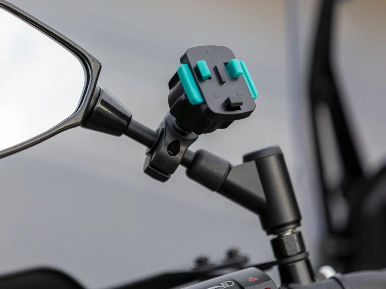 Ultimateaddons Motorcycle Mirror 25mm Ball Mount with 3 Prong Adapter