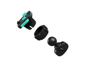 Ultimateaddons Motorcycle Mirror 25mm Ball Mount with 3 Prong Adapter