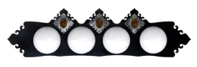Unakite Stone Four Light Fixture