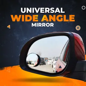 Universal 2 Way 360 Degree Wide Angle Round Blind Spot Mirror - Pair - Car Rearview Convex Mirror for parking safety