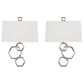 Uttermost Deseret Nickel 2 Light Sconce S/2