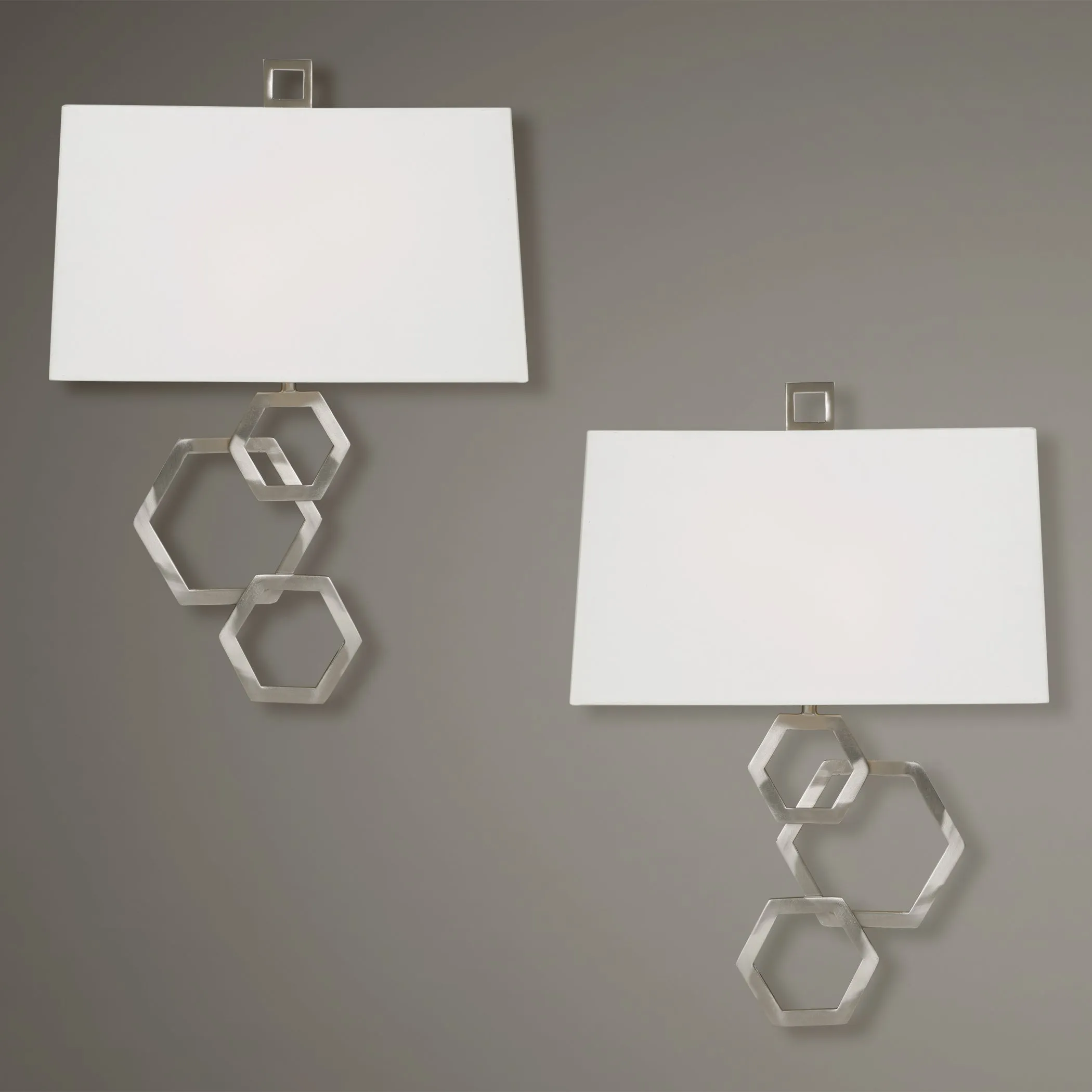 Uttermost Deseret Nickel 2 Light Sconce S/2