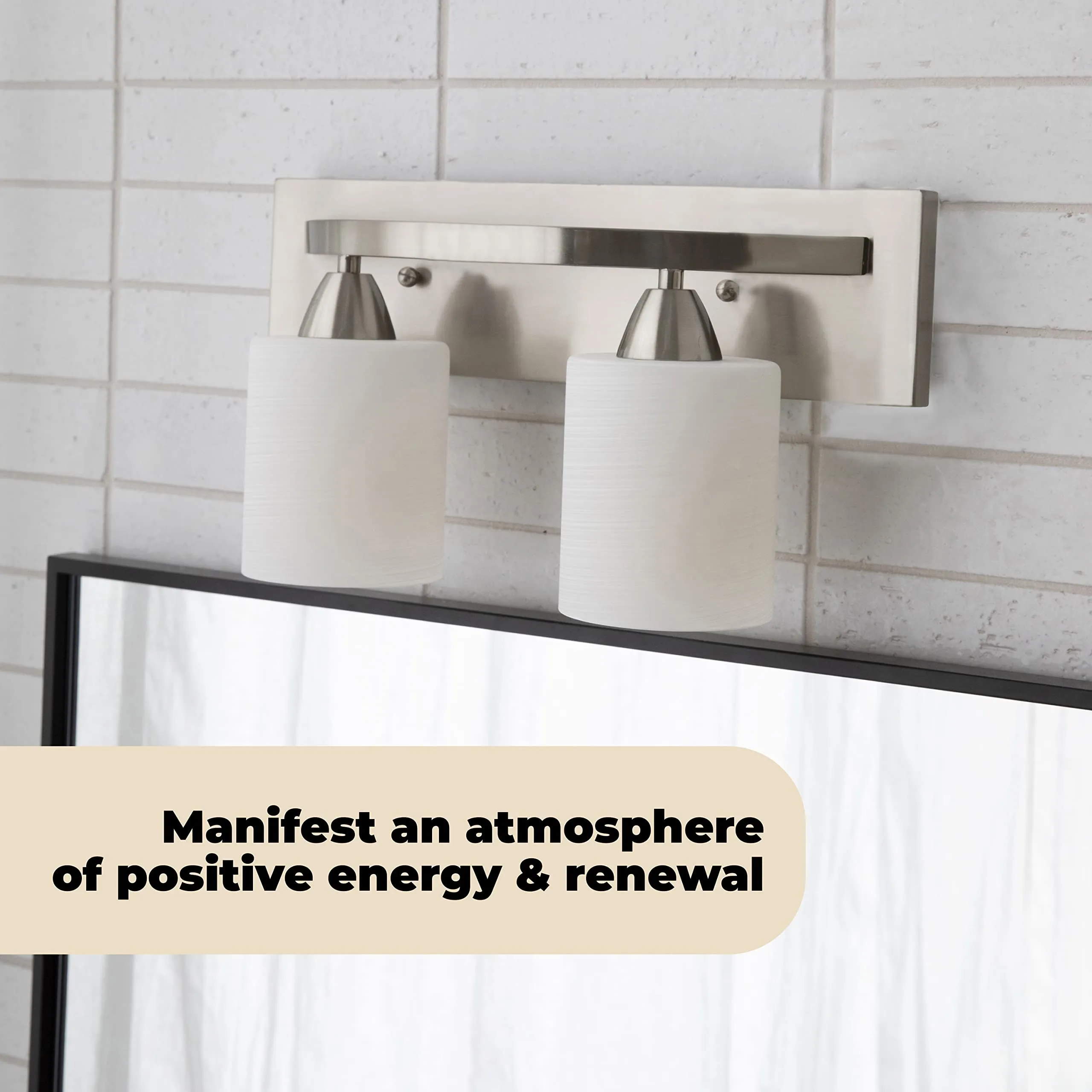 Vanity Bath Light Bar Interior Lighting Fixtures Over Mirror Modern Glass Shade