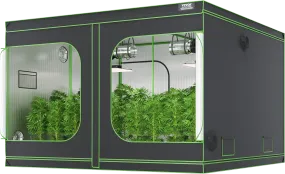 Vevor Grow Tent 10' x 10' High Reflective Mylar with Observation Windows New