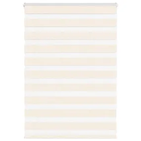 vidaXL Zebra Blind Marble Beige 110x100 cm Fabric Width 105.9 cm Polyester