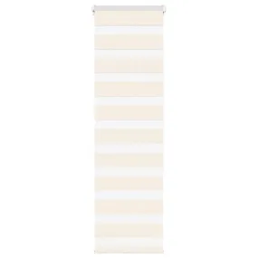 vidaXL Zebra Blind Marble Beige 40x150 cm Fabric Width 35.9 cm Polyester