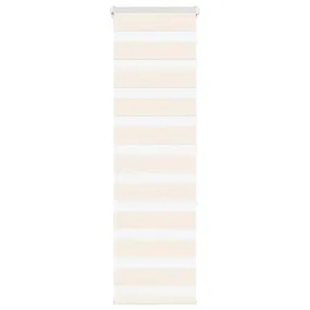 vidaXL Zebra Blind Marble Beige 45x150 cm Fabric Width 40.9 cm Polyester