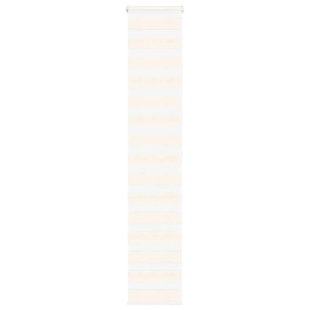 vidaXL Zebra Blind Marble Beige 45x200 cm Fabric Width 40.9 cm Polyester