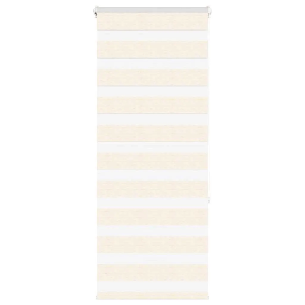 vidaXL Zebra Blind Marble Beige 60x150 cm Fabric Width 55.9 cm Polyester