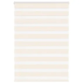 vidaXL Zebra Blind Marble Beige 95x100 cm Fabric Width 90.9 cm Polyester
