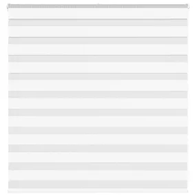 vidaXL Zebra Blind White 150x100 cm Fabric Width 145.9 cm Polyester