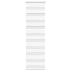 vidaXL Zebra Blind White 50x150 cm Fabric Width 45.9 cm Polyester