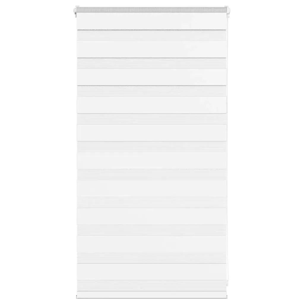 vidaXL Zebra Blind White 70x100 cm Fabric Width 65.9 cm Polyester