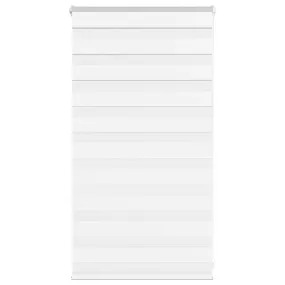 vidaXL Zebra Blind White 70x100 cm Fabric Width 65.9 cm Polyester