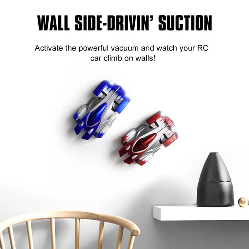 Wall Climbing RC Car Remote Control Toy 360° Rotating Stunt Car for Boys Girls Birthday Gift