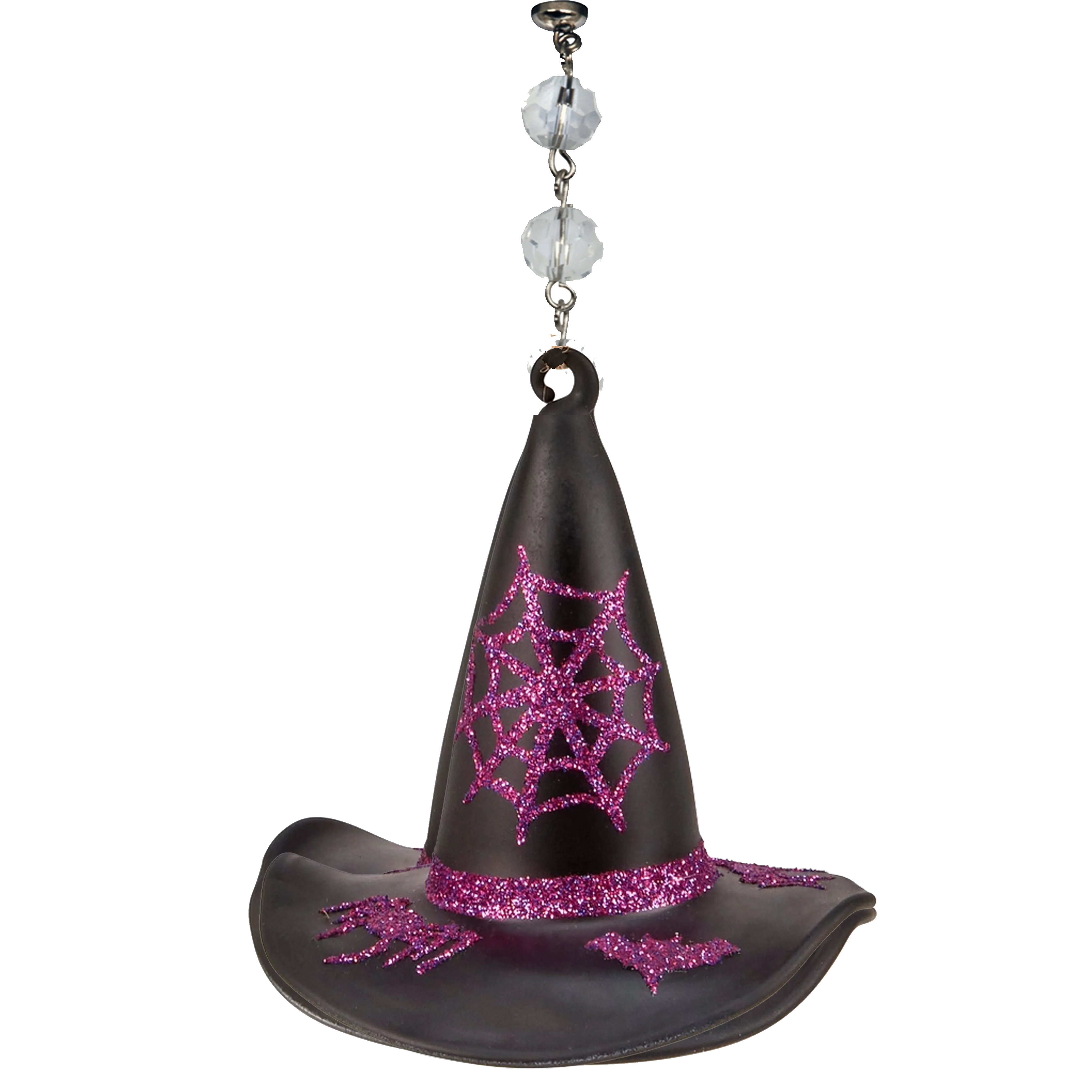 WITCH HAT (Set/3) or (Set/1) MAGNETIC HALLOWEEN CHANDELIER ORNAMENT