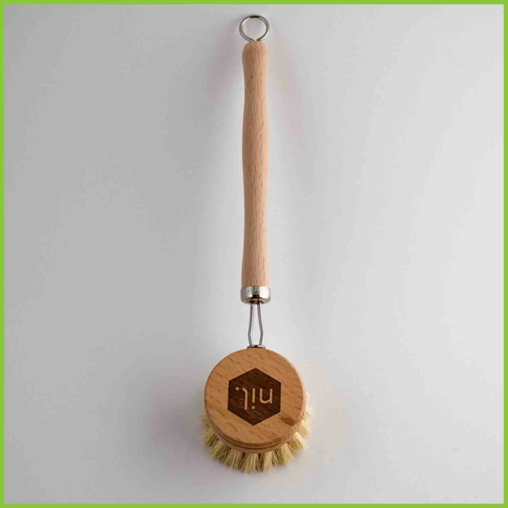 Wooden Dish Brush - Kitchen Dish Brush With Handle - Nil Products