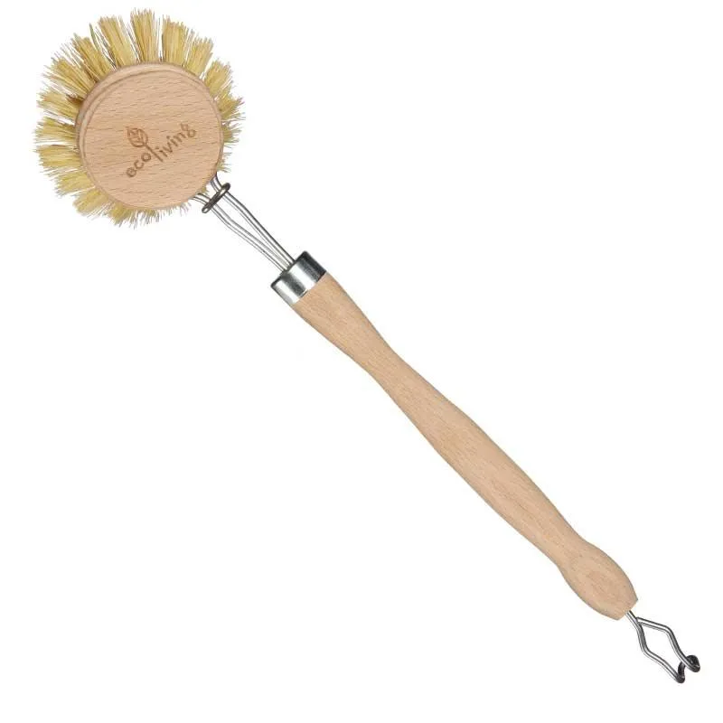 Wooden Dish Brush With Replaceable Brush Head