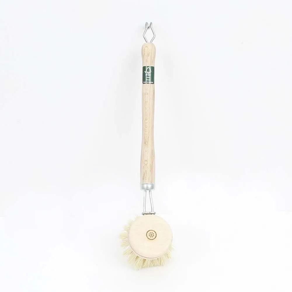 Wooden Dishbrush with Replaceable Head