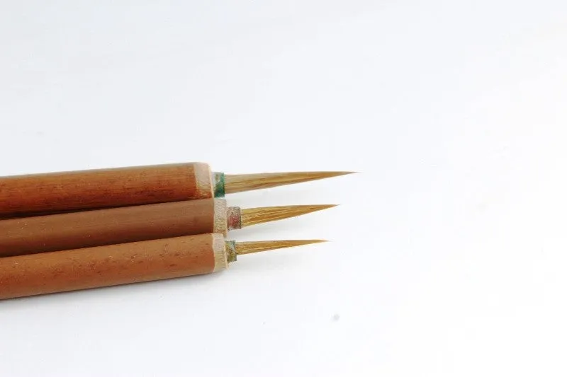 YE JIN - Ultra-Fine High-Precision Tip Gongbi Fineline Sumi Brush Set