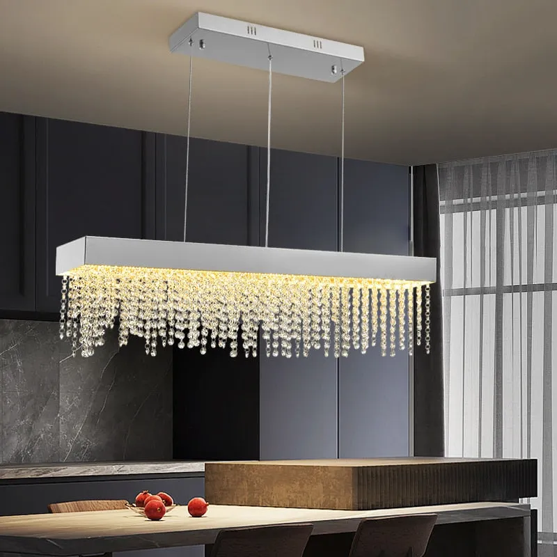 YLK Innite - Luxury Rectangle modern crystal chandelier