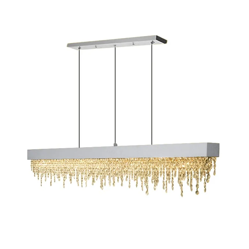 YLK Innite - Luxury Rectangle modern crystal chandelier