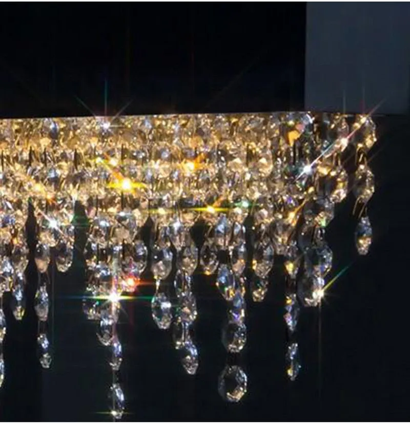 YLK Innite - Luxury Rectangle modern crystal chandelier