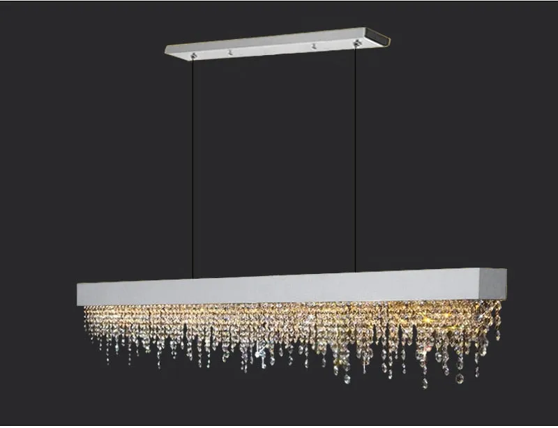 YLK Innite - Luxury Rectangle modern crystal chandelier