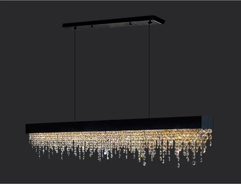YLK Innite - Luxury Rectangle modern crystal chandelier